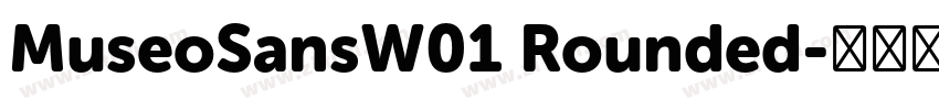 MuseoSansW01 Rounded字体转换